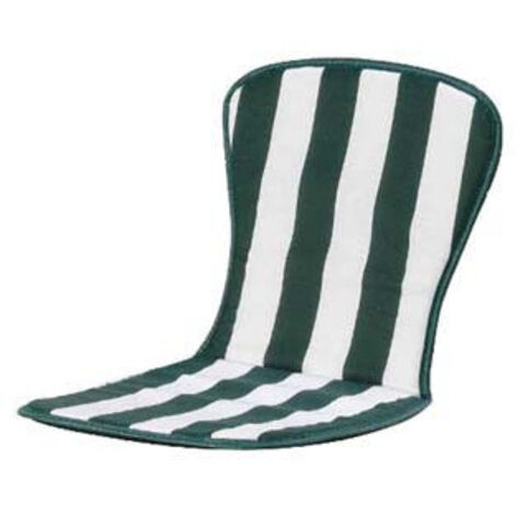 Cojín para Sillas con Respaldo Bajo Verde/Blanco Action Monobloque