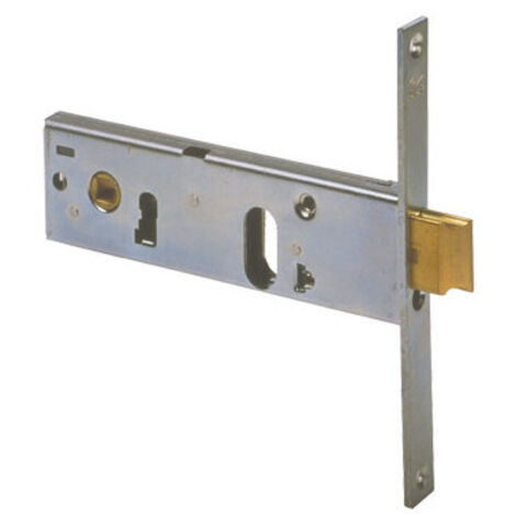 Cerradura de seguridad para puertas blindadas Cisa 44150/70/00CC de profundidad extra con refuerzos antirrobo