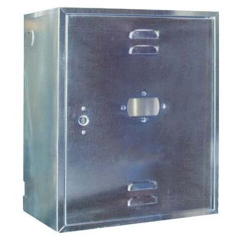 Armario Caja para Contador de Gas en Lámina Zincada 50x40x25 cm