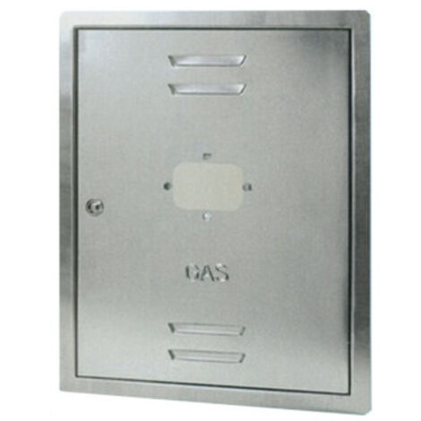 Soporte galvanizado para medidores de gas 50×40 cm – empotrado seguro