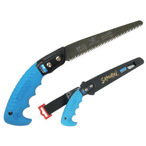 Serrucho Samurai mini con funda – hoja de 15 cm GSM150MH para cortes de precisión y comodidad ergonómica