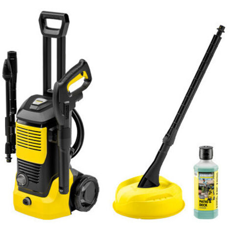 Hidrolimpiadora Kärcher K4 Black Home – 1800W, 130 bar, lavasuperficies T5 – Limpieza exterior