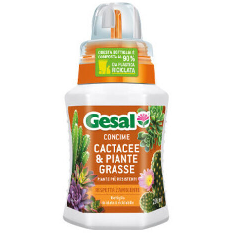 Abono líquido Gesal Plantas Suculentas 250 ml – Nutriente específico para cactáceas