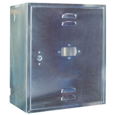 Armario zincado para contadores de gas 70×40×25 cm con doble puerta