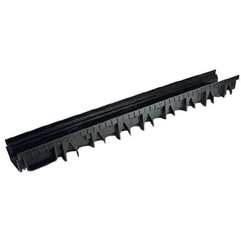 Canaleta de drenaje NOR H5 13×100 cm en PP anti-UV clase A15 – CN13-07