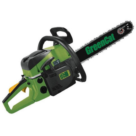 motosierra de 50 cm – motor de 52 cc – potencia de 2,2 kW – para uso profesional – Greencat Motorbrrio GC50