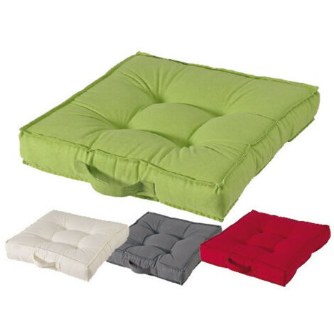 Cojín Living gris 50x50x10 cm – Comodidad para asientos de jardín