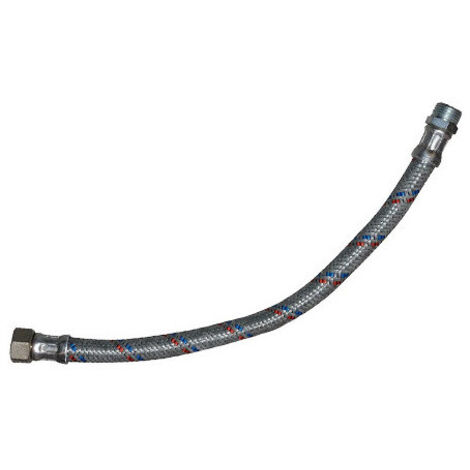 Flexible antivibrante 3/4" macho-hembra 40 cm – alta durabilidad
