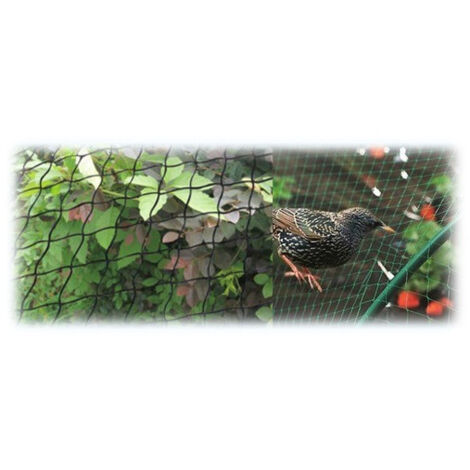 Red anti-pájaros NoFlyNet H400 cm 10 m malla 10×12 mm polipropileno – Brixo