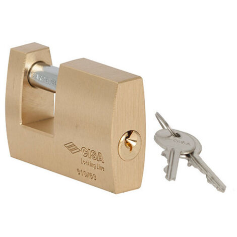 Candado Cisa Lockingline A21610 de 63 mm resistente – cuerpo galvanizado