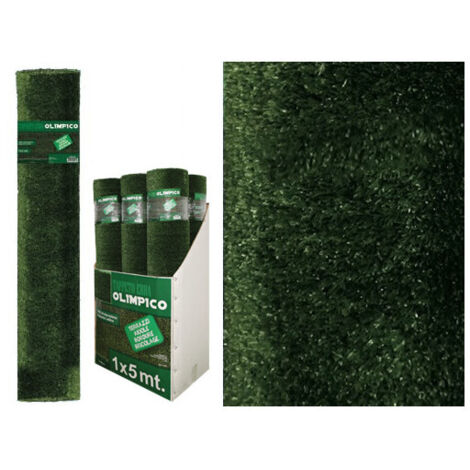 Alfombra de césped artificial Olímpico 2x3 m – Efecto realista – Uso exterior decorativo