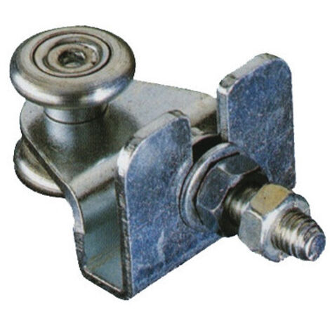 Deslizante fijo Ø24 mm – 2 rodamientos torneados – con placa y tornillo 8 MA – Comunello Art.38