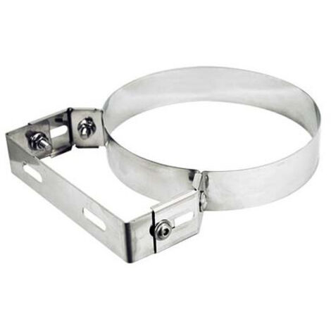 Collar para fijación de tubos en acero inoxidable Ø 12 cm