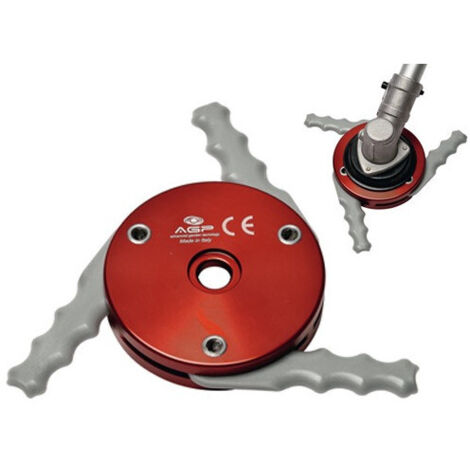 Disco Dominator 3 láminas en tecnopolímero – Ø255 mm para desbrozadora con rotación antihoraria