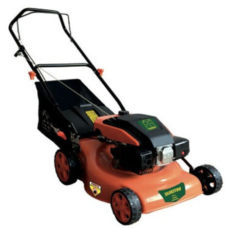 Cortacésped de empuje Ø46 cm – motor 3,5 HP – para jardines de hasta 1200 m² – GreenCat Silvestro