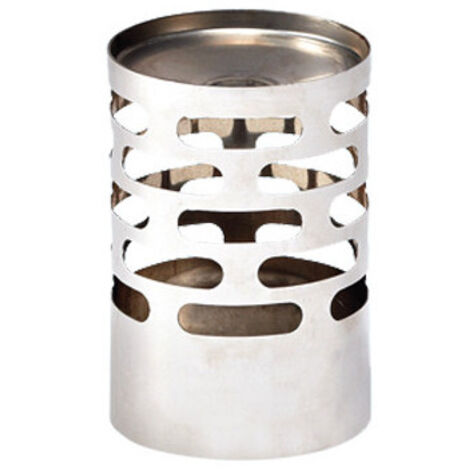 Terminal de acero inoxidable hembra Ø8 cm para estufas de pellet – A.L.A.