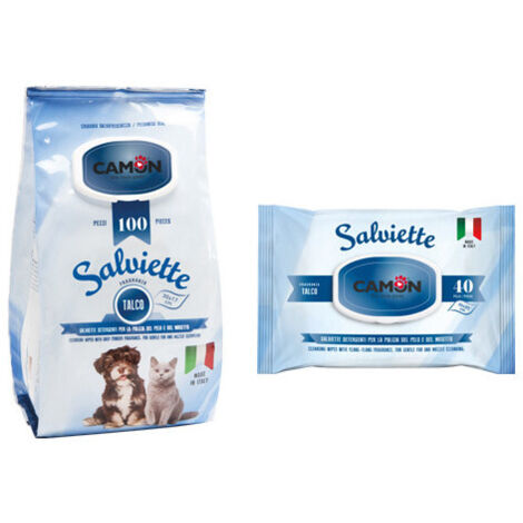 Toallas Camon musgo y aloe 100 pz – Detergentes delicados para pelo y rostro de perros y gatos