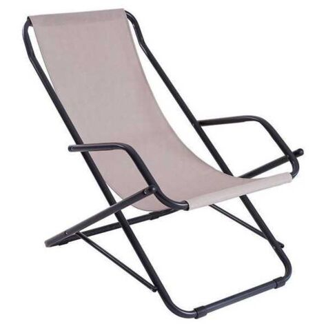 Dondolino de acero Stiliac Swing 7401 color topo