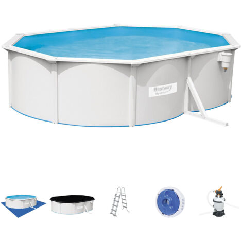 Piscina Desmontable Ovalada Bestway 56586 Hydrium 500x360x120cm