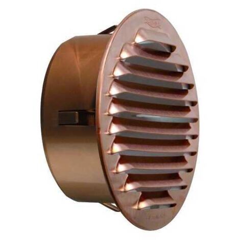 Rejillas de ventilación de cobre con malla de entrada de cobre diámetro 80 mm