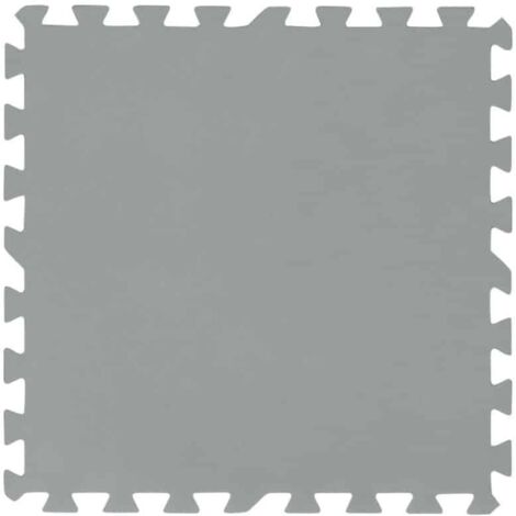 Protector de Suelo para Piscinas Desmontables Protector Tapiz Spa Bestway 9 Piezas Encajables de 50x50 cm