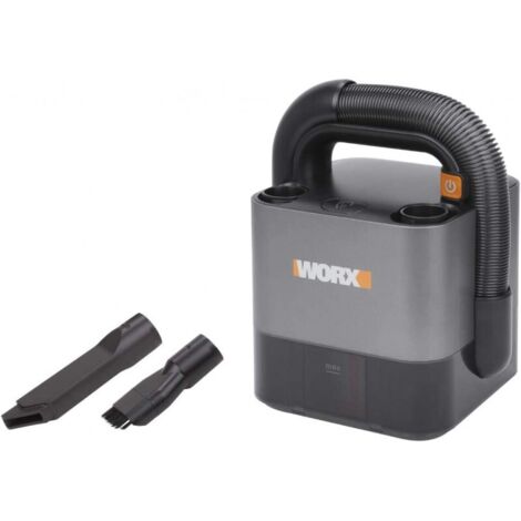 Worx WX030.9 - Aspirador de coche 20V (Sin batería) - herramienta profesional duradera, calidad garantizada, envío en 24h