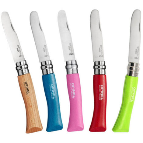 Cuchillo Virobloc Inox N. 7 P. Ta Ton. Verde Opinel