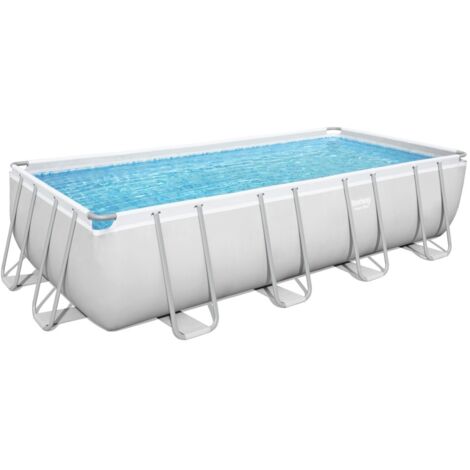 Piscina Elevada desmontable BESTWAY 56670 Rectangular Power Steel 488x244x122 cm - 84.880000