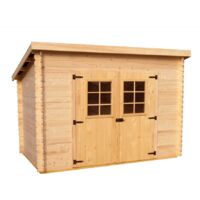 Casita del Bosque en madera maciza de tablón de 20 mm - 3,00X1,84 m