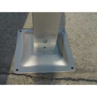Cubierta redondeada para estacionamiento - Aluminio y policarbonato