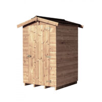 Casita de jardín Therma de madera tratada de 19 mm 120x120 con suelo