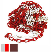 Cadena de plástico Mm 6 Blanco/Rojo M 25 Cvm