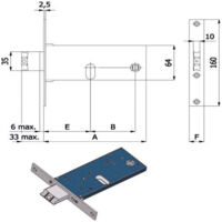 Cerradura Inf. Fasce All 16 E80 880 Omec