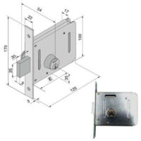 Cerradura Inf.Ferro 605.00.00.1 051.50.00.0 Welka