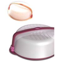 Contenedor para pastel redondo color vino 37 Biesse Casa