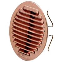 Rejilla de cobre 175 redonda malla 125/160 muelles