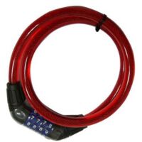 Candado para bicicletas de 80 cm, combinación, seguro 05398