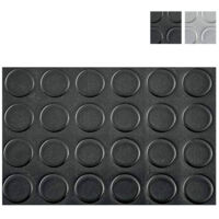 Suelo de PVC en bobina de 1,0 mm de espesor, 100 m de largo, 25 g, color gris