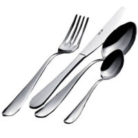 Cuchillo de acero para mesa, paquete de 12, de giro, Salvi