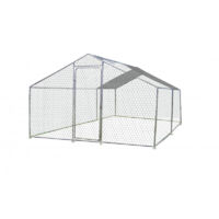 Recinto para animales de 200x300 cm – malla galvanizada y techo de sombra – estructura de acero de 25 mm – ENC203025GJM Foresta