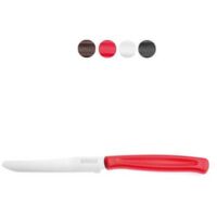 Cuchillo de mesa blanco de 11 cm, paquete de 6, Dinamik Kaimano