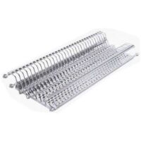 Escurridor de platos de acero inoxidable con recogecolillas de 41 cm Fgv