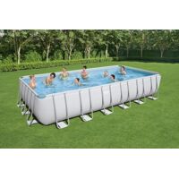 Piscina Desmontable Tubular BESTWAY Power Steel 732x366x132 cm Depuradora de arena de 5.678 litros/hora - 56475