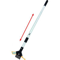 Estirador de acero Vigor, mango telescópico, 87-142 cm