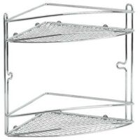 Estante de baño cromada Star angular 21x21 H.26 Artex
