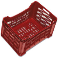 Cesta rectangular con agujeros L 60 60x40 H 30 Stefanpl