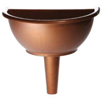 Vaso de Loculi de Plástico de Cobre, 20 cm de diámetro y 25 cm de altura, Hierba