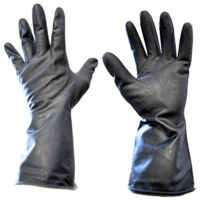 Guantes de goma negros 10 Protexio 08113