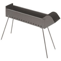 Barbacoa de carbón Arrosticini ECO 60 – Parrilla de 60 cm – Estructura de acero – El Gaucho