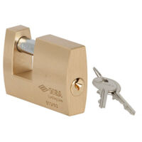 Candado Cisa Lockingline A21610 de 63 mm resistente – cuerpo galvanizado